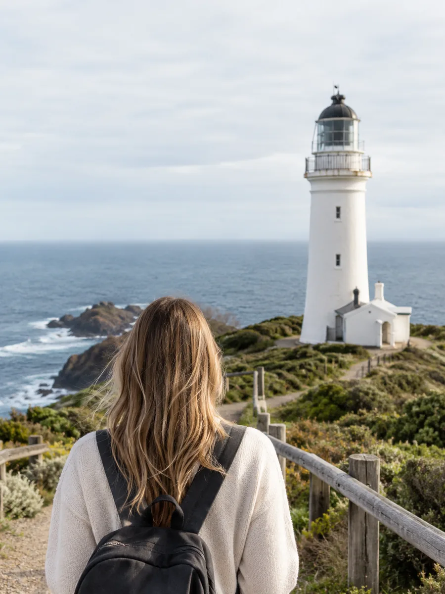 Vista en el faro de Cape Schanck